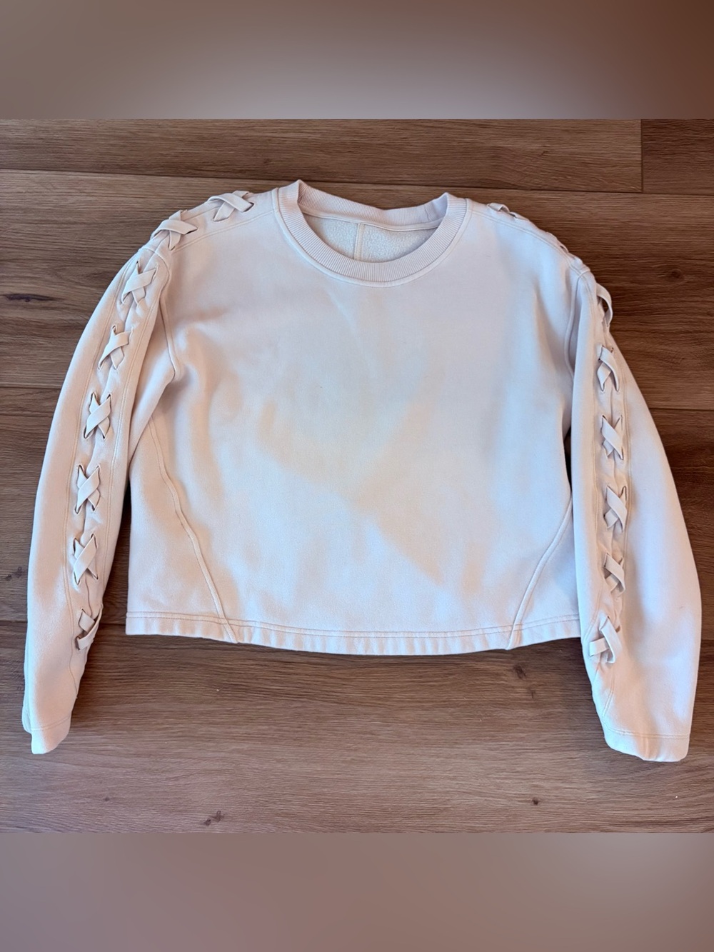 Lululemon Braided Sleeve Sweatshirt